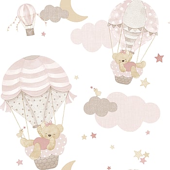 Galerie Wallcoverings Product Code 14818 - Little Explorers 2 Wallpaper Collection - Pink Beige Colours -  