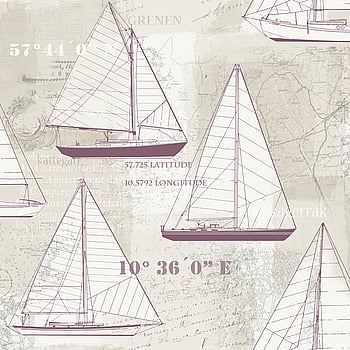 Galerie Wallcoverings Product Code 21001 - Skagen Wallpaper Collection - Beige Purple Colours -  