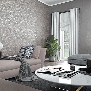 Galerie Wallcoverings Product Code 32604 - The New Design Book Wallpaper Collection - Rose Gold Grey Colours -  