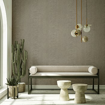 Galerie Wallcoverings Product Code 99179 - Earth Wallpaper Collection - Greige, Gold Colours -  