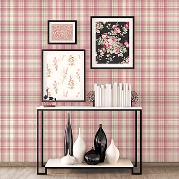 Galerie Wallcoverings Product Code AF37719 - Abby Rose 4 Wallpaper Collection - Plum Taupe Colours -  