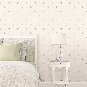 Galerie Wallcoverings Product Code AF37747 - Abby Rose 4 Wallpaper Collection - Light Grey Black Colours -  