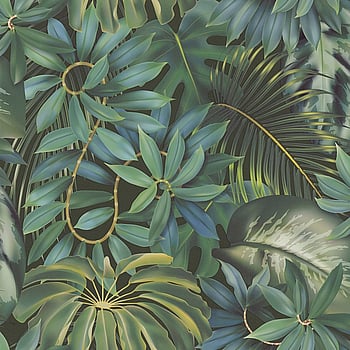 Galerie Wallcoverings Product Code BW51020 - Blooming Wild Wallpaper Collection - Yellow Green Colours -  