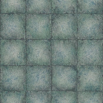 Galerie Wallcoverings Product Code G67783 - Ambiance Wallpaper Collection - Teal Silver Colours -  