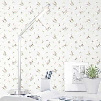 Galerie Wallcoverings Product Code G67918 - Miniatures 2 Wallpaper Collection - Pink White Green Colours -  
