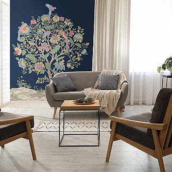 Galerie Wallcoverings Product Code TJ41402M - Mulberry Tree Wallpaper Collection - Blue Colours -  